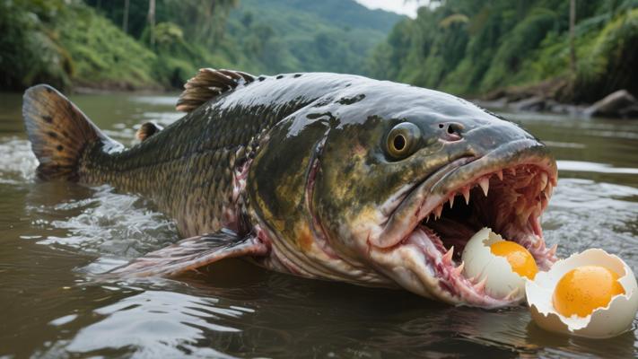 河中巨怪：新几内亚惊现“切蛋杀手”食人鱼