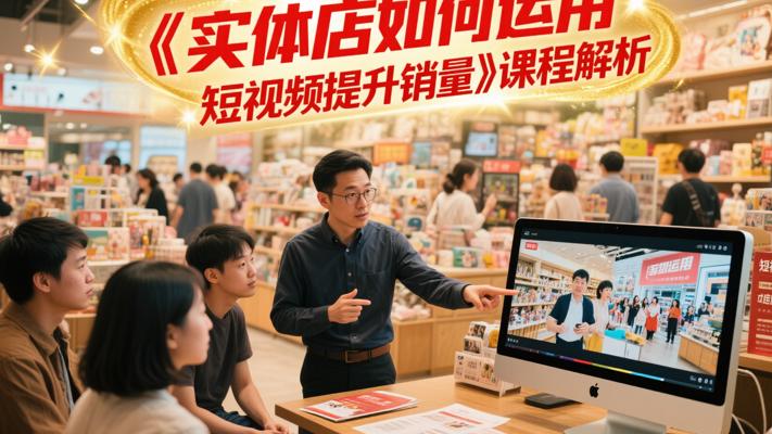 《实体店如何运用短视频提升销量》课程解析