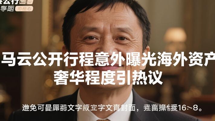 马云公开行程意外曝光海外资产 奢华程度引热议