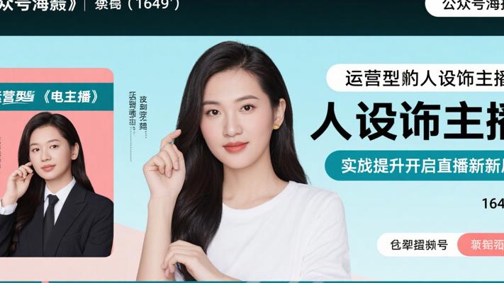 运营型人设主播：实战提升开启直播新篇