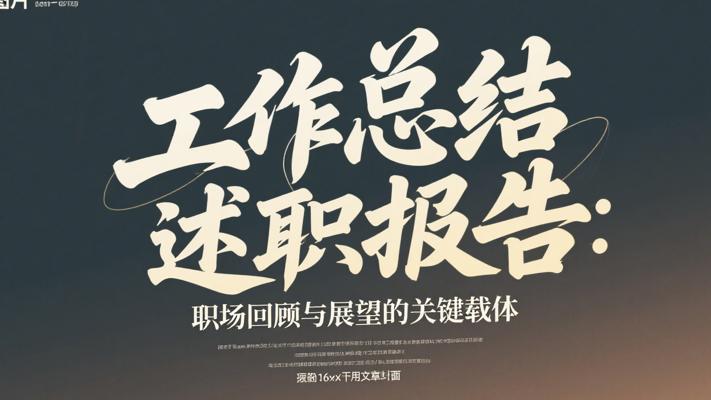 《工作总结述职报告：职场回顾与展望的关键载体》