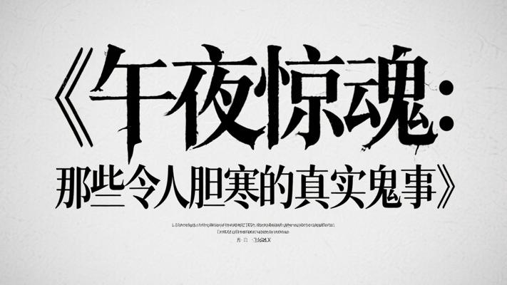 《午夜惊魂：那些令人胆寒的真实鬼事》