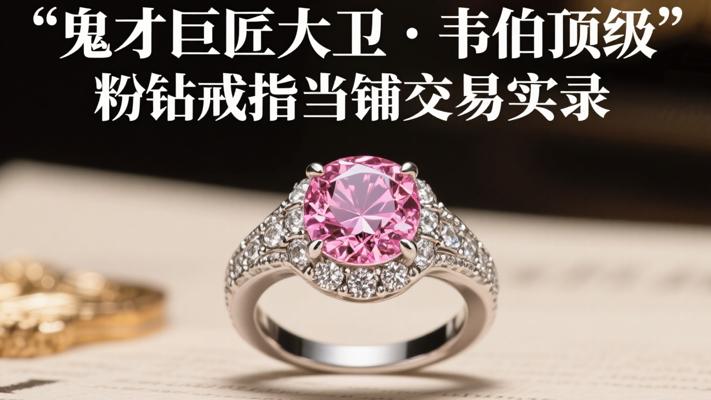 鬼才巨匠大卫韦伯顶级粉钻戒指当铺交易实录