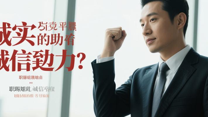 诚实助你一臂之力：职场逆袭的诚信密码