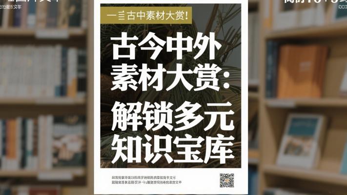 古今中外素材大赏：解锁多元知识宝库