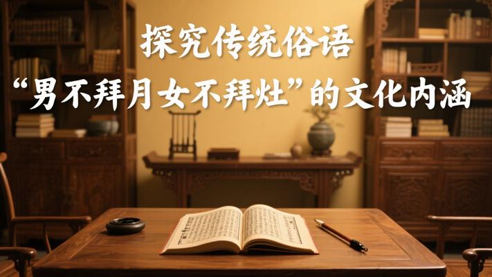 探究传统俗语男不拜月女不拜灶的文化内涵