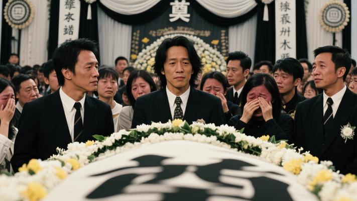 黄家驹葬礼震撼现场：歌迷悲痛，群星送别