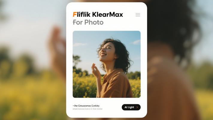 FliFlik KlearMax for Photo：一键锐化记忆，AI点亮照片
