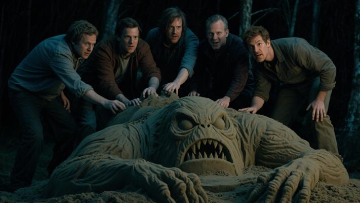 怪物传说：六老外夜探森林抓捕黄昏怪的沙雕实录