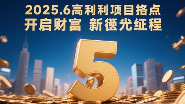 2025高利润项目盘点：开启财富新征程