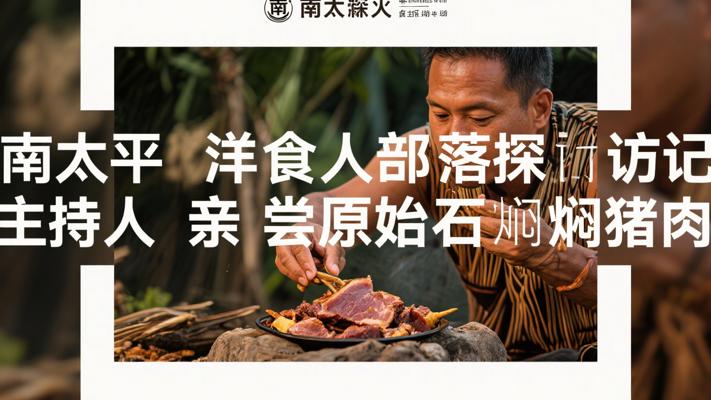 南太平洋食人部落探访记 主持人亲尝原始石焖猪肉
