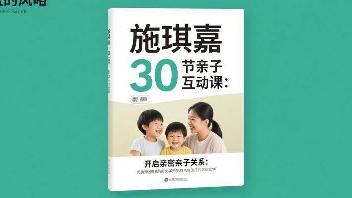 施琪嘉30节亲子互动课：开启亲密亲子关系