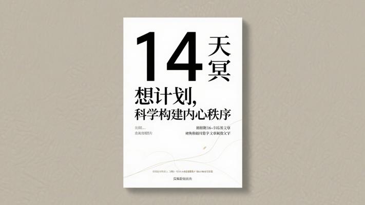 14天冥想计划：构建内心秩序的科学训练