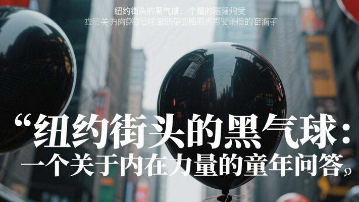 纽约街头的黑气球：一个关于内在力量的童年问答