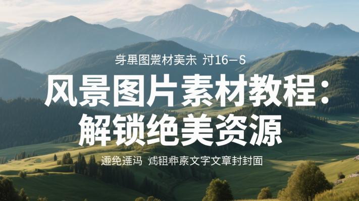 风景图片素材及教程：解锁绝美视觉资源