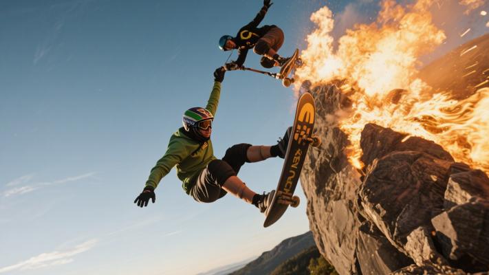 极限运动视频素材大全：点燃创作激情