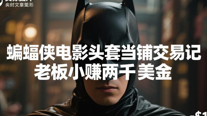 蝙蝠侠电影头套当铺交易记 老板小赚两千美金