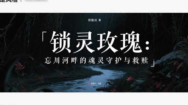 锁灵玫瑰：忘川河畔的魂灵守护与救赎