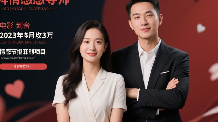 揭秘情感导师：2023年月入3万的情感暴利项目