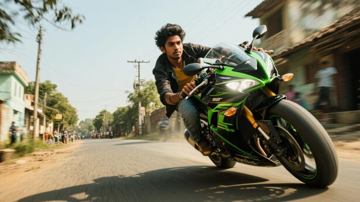 印度街头鬼火青年：村道狂飙120码的生死时速实录