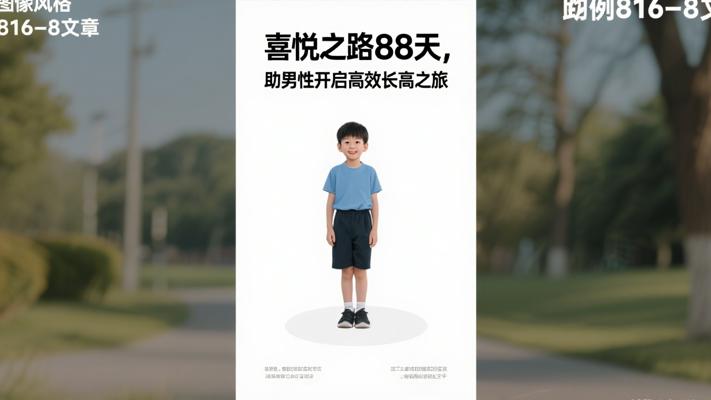 喜悦之路88天，助男性开启高效长高之旅