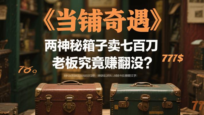 当铺奇遇：两神秘箱子卖七百刀 老板究竟赚翻没？