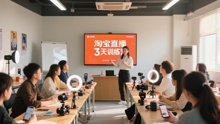 淘宝直播3天训练营：3天开启直播电商新篇
