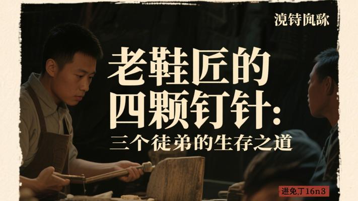 老鞋匠的四颗钉子：三个徒弟的生存之道