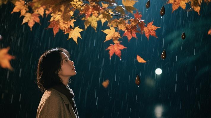 秋日雨夜：滴答声里的思绪漫舞