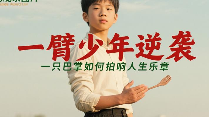 独臂少年逆袭 一只巴掌如何拍响人生乐章