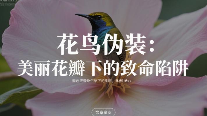 花鸟的伪装：美丽花瓣下的致命陷阱