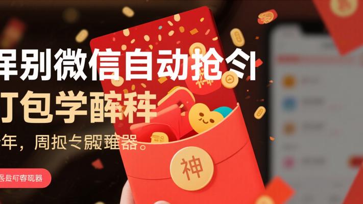 揭秘微信自动抢红包脚本：新年红包背后的“神器”真相