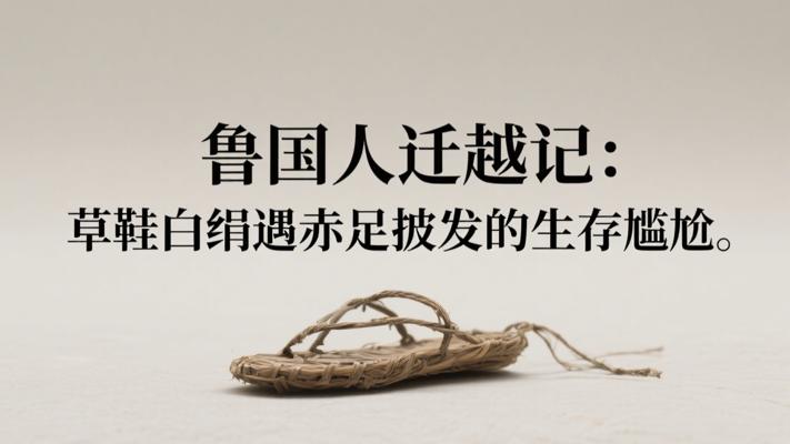 鲁国人迁越记：草鞋白绢遇赤足披发的生存尴尬