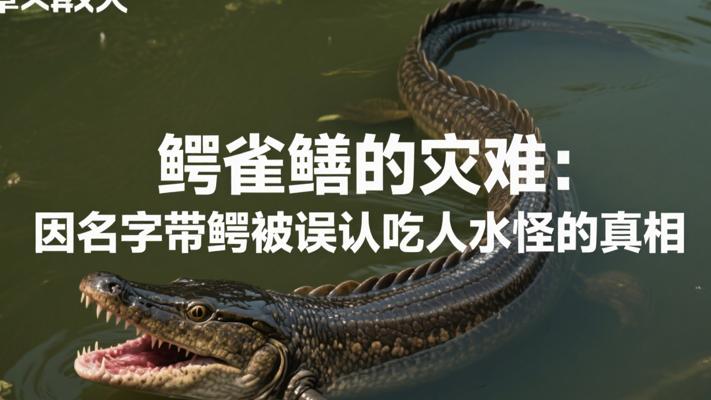 鳄雀鳝的灾难：因名字带鳄被误认吃人水怪的真相