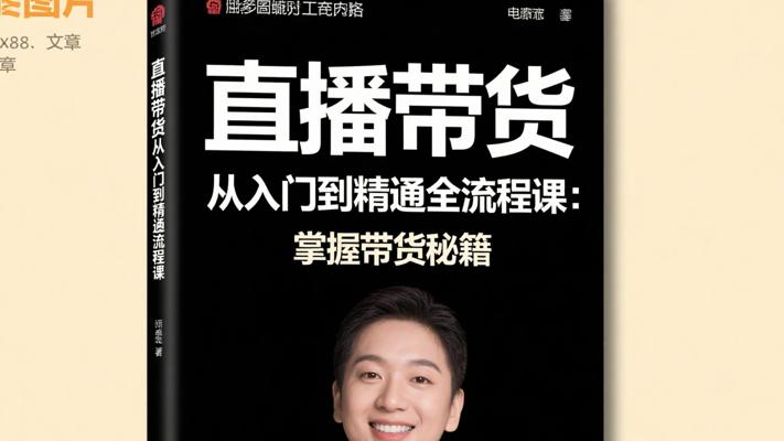直播带货从入门到精通全流程课程：掌握带货秘籍