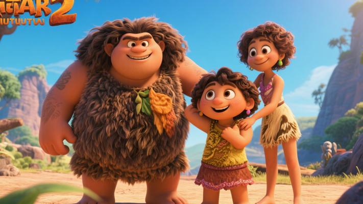 《疯狂原始人2》：文明碰撞下的家庭蜕变与爱之救赎