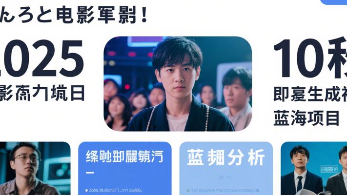 2025热门！十秒一键生成视频蓝海项目解析