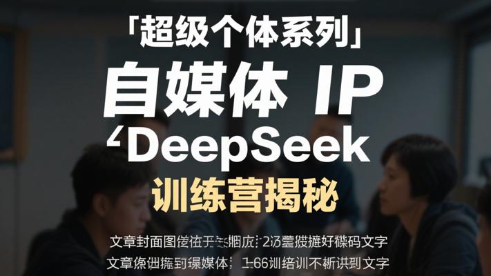 超级个体系列｜DeepSeek自媒体IP训练营揭秘