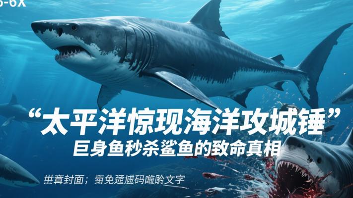 太平洋惊现海洋攻城锤 巨身鱼秒杀鲨鱼的致命真相