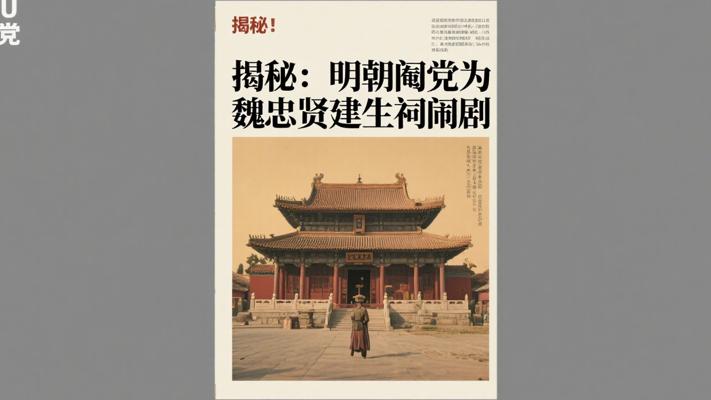 揭秘：明朝阉党为九千岁魏忠贤建造生祠的疯狂闹剧