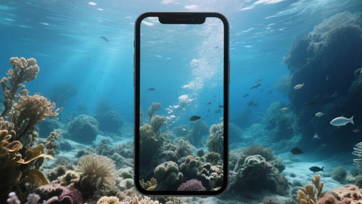 竖屏水下唯美风光视频：探秘奇幻水底视界