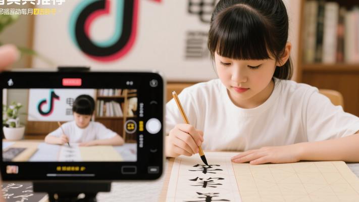 抖音好物推荐：揭秘练字视频搬运月入过万真相