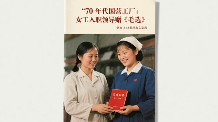 70年代国营工厂实录：女工入职遇多领导谈话获赠毛选