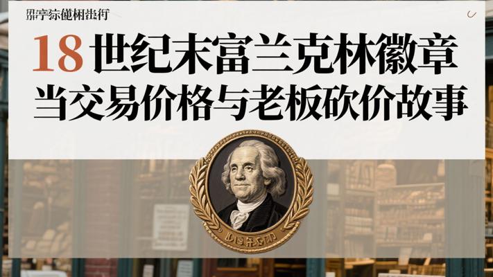 18世纪末富兰克林徽章当铺交易价格与老板砍价故事