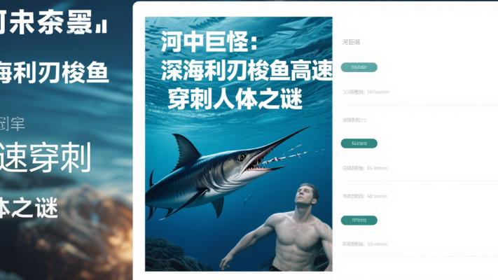 河中巨怪：深海利刃梭鱼高速穿刺人体之谜