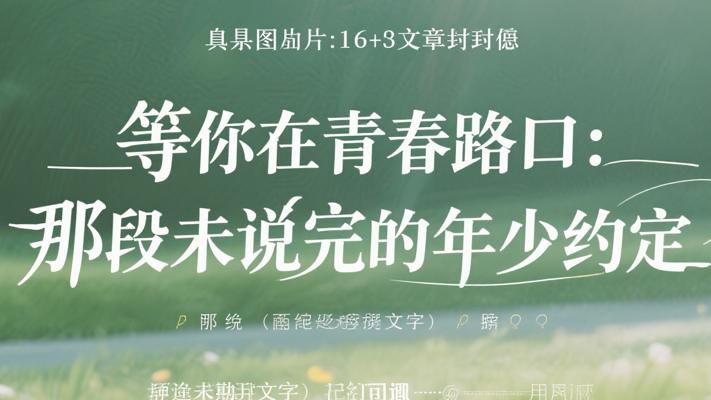等你在青春路口：那段未说完的年少约定
