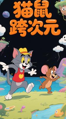 猫和老鼠电影中英文版：经典IP的爆笑跨次元冒险