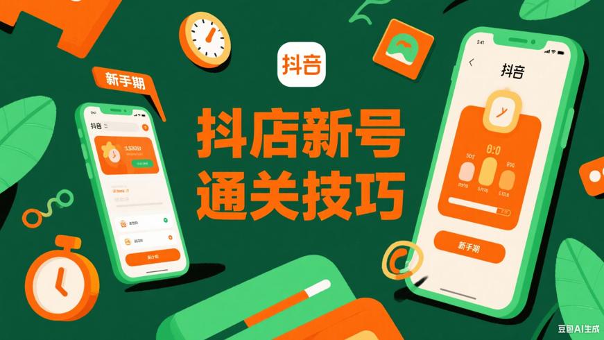 抖店新号通关指南从提升体验分到度过新手期技巧