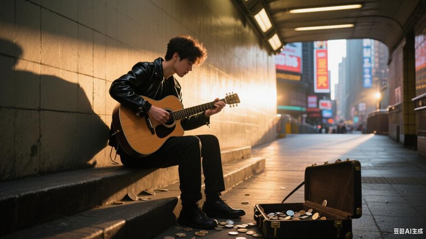 都市角落里的音乐追梦人从街头到星光的逆袭