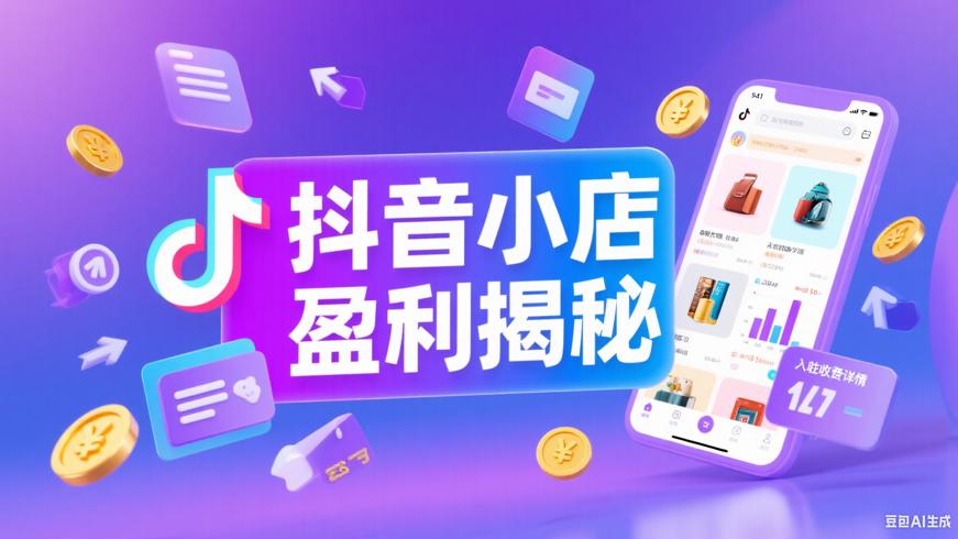 抖音小店挣钱方式及入驻收费详情介绍